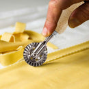 Ravioli Stamp Maker Cutter with Roller Wheel Set, Mold with Wooden Handle f R1M3