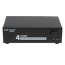 4Port AV Switch 3 RCA Splitter Adapter 1 Input 4 Output L/R Audio Video Switcher