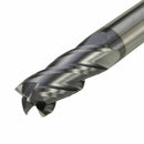 10MM Tungsten Carbide End Mill 4 Flute Shank Drill 75MM Length Flat Bottom GOP