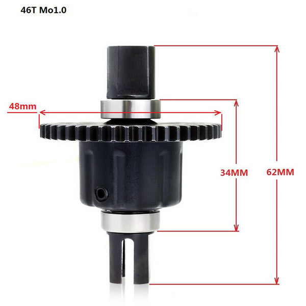 08421 DF- Models 6684 Differential ZD Racing 8009 46T Center Differential for