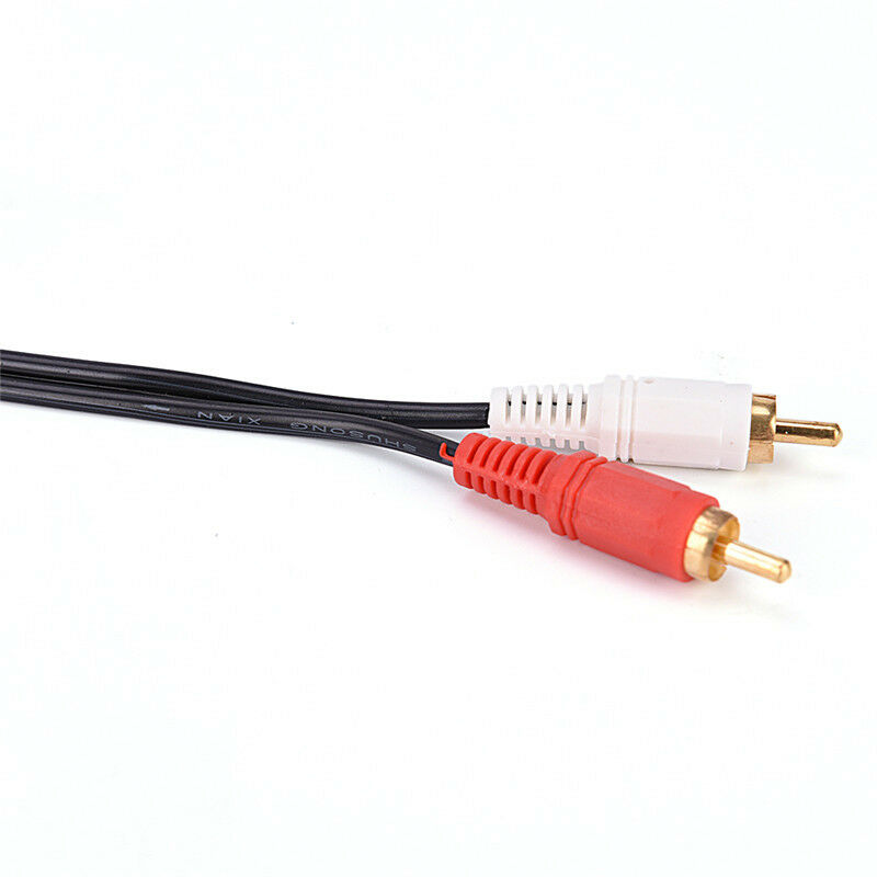 High Quality Computer 1/8  3.5Mm Male Mini Plug To 2-Rca Stereo Audio Cable  RES