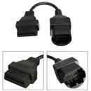 17 Pin to 16 Pin Female OBDII Car Diagnostic Connector Adapter Cabl- OZ