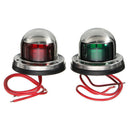 2X LED Bow Navigation Light Red Green Sailing Signal Light for Marine Boat Y Hn