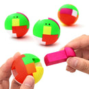 2pcs baby toys intelligence colorful puzzle assembly ball kids game funny toysM&