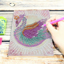 DIY Swan Special Shaped Diamond Painting 50 Pages A5 Sketchbook Notebook