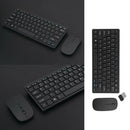 Wireless 2.4G 77 Keys Business Keyboard 1600DPI Silent Optical Mouse Combo