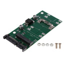 Mini Pci-e mSATA to SATA 2.5" Adapter Card Converter Support 50mm mSATA SSD