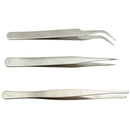 3X Repair Precision Jewellery Making Tool Stainless Steel Electronic Tweezers MO