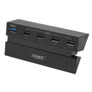 2 to 5 Port Expansion HUB Adapter Converter Splitter w/Indicator for PS4