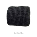 2pcs Medical Self-adhesive Bandage Non-woven Wrap Tape for Knee (Black)