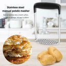 Manual Potato Mud Masher Stainless Steel Vegetable Fruits Kitchen Accessory