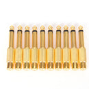 10pcs RCA Female jack to 6.35mm Mono Male Plug Audio Adapter Connector B ~S