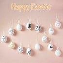 50Pcs Easter Plastic Easter Eggs DIY Easter Eggs Plastic Eggs + 8pcs Color Pens