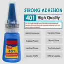 2PCS 401 Super Glue Superglue Instant Adhesive 20g for DIY Plastic Metal Craft