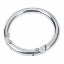 5Pcs Round Carabiner Spring Snap Keychain Hook Clip Outdoor Backpack Buckle N6O2