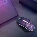 Apedra M8 USB Wired Game Mouse 3 Buttons 1000DPI LED Optical Gaming Mice