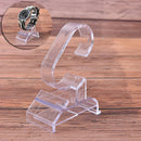 1pc transparent plastic clear jewelry bracelet watch display stand holder JR