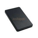2.5'' SATA HDD USB 2.0 External Hard Drive Enclosure Case +Carry Bag Black