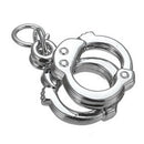 10pcs Handcuff Manacle Charm DIY Handmade Jewelry Making Accessories Sliver