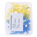 80Pcs Dental Elastic Fixing Wedges Matrix Matrices Rubber Dam Composite Fillin-