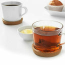 12Pcs/Lot Plain Round Cork Coasters Set Coffee Cup Mat Drink Tea Pad Placem