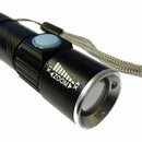 Ultra Powerful LED Torch Rechargeable USB With Beam Focus and Zoom T7W3