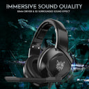 K19 RGB LED Light Over-ear Headphone Gaming Calling Computer Wired Gamer Headset