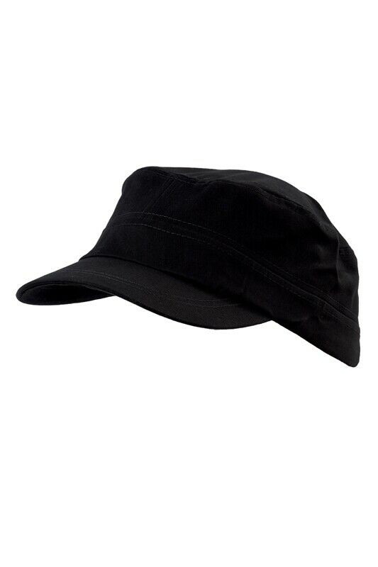 5X(Black Army Hat Baseball Cap Military Cotton Urban Hat Mens / Ladies V5T4)