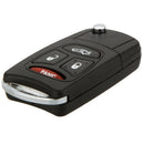 Replacement 4 Buttons Flip Folding Car Remote Key Case Shell for Chrysler D