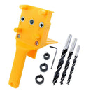 16pcs Handheld Self Centering Dowelling Jig Woodworking Drilling Locator