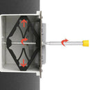 4pcs Wall Socket Bottom Box Cassette Repair 86mm Type Wall Switch Bottom BoS Ew