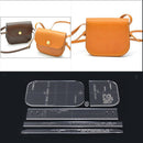 6pcs Clear Acrylic Leather Handbag Purse Template Stencils DIY Leathercraft