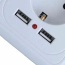 European Standard Dual USB Home Wall Socket European Socket Power Outlet Panel