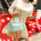 Animal Pattern Waterproof Backpacks Women Shoulder Crossbody Bags (Green)