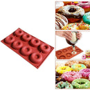 Silicone Doughnut Mould Donut Chocolate Muffin Pan Ice Cake Sweet Soap Mold C4L7