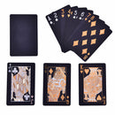 Waterproof Plastic Playing Card Game Black Poker Cards Waterproof  Poker Gam Nw