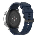 20mm Silicone Wrist Strap for Amazfit GTR 42mm/GTS/BIP/BIP Lite (Dark Blue) A