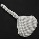 Small Soft Body Beaded wristlet Pouch Shaped Clutch evening Bag change purs