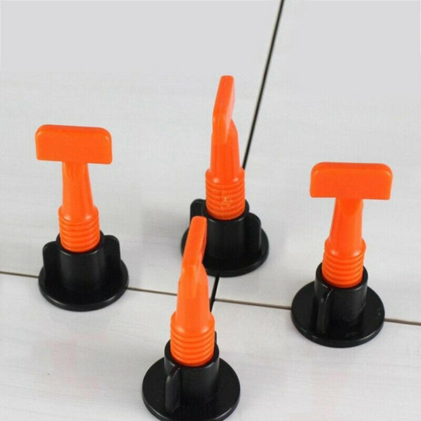 50Pc Flooring Wall Tile Leveling System Leveler Plastic Clip Adjustable Loc K4X5