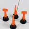 50Pc Flooring Wall Tile Leveling System Leveler Plastic Clip Adjustable Loc K4X5