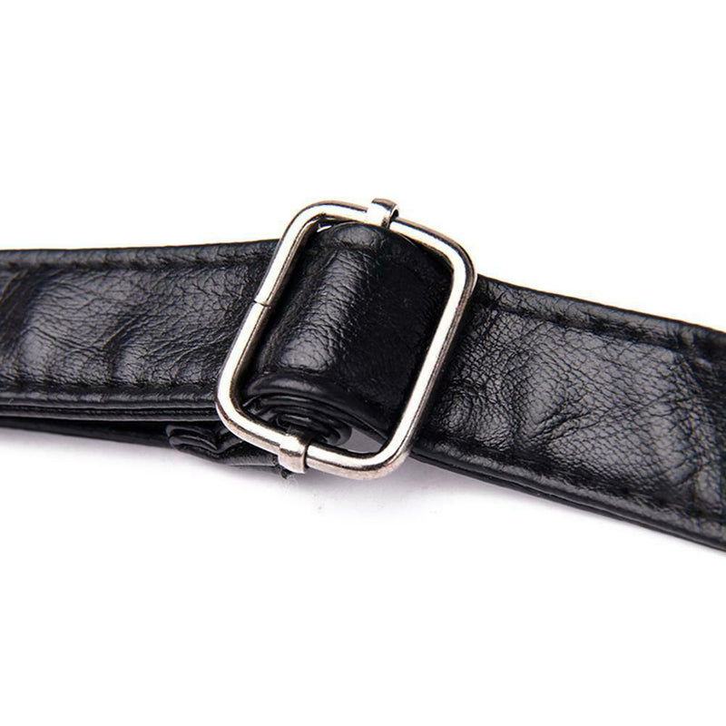 Daily Leather Mom Bag Multi-Pockets Women Shoulder Crossbody Bags (Black)