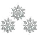 12 Pcs Glitter Snowflake Christmas Ornaments Xmas Tree Hanging Decoration S L6U4