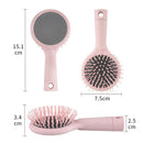 Mini Portable Pocket Comb Travel Massager Hair Brush Anti-Tangle for Women
