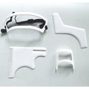 Neckline   Beard Shaping Template Trimming Comb Beard Shaving Kit White