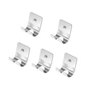 5pcs Stainless Steel Adhesive Hooks Sticky Wall Door Hook Plug  Towel