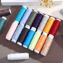 39pcs 200 Yard Mixed Colors Polyester Spool Sewing For Hand Thread Set. C4P7