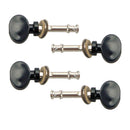 Set of 4 Ukulele Strings Tuning Pegs Keys for Ukulele Guitar Parts Black