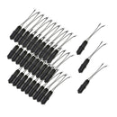 32pcs TV Antenna 300-75 Ohm Coaxial Cable Matching Trans-former VHF/UHF/FM