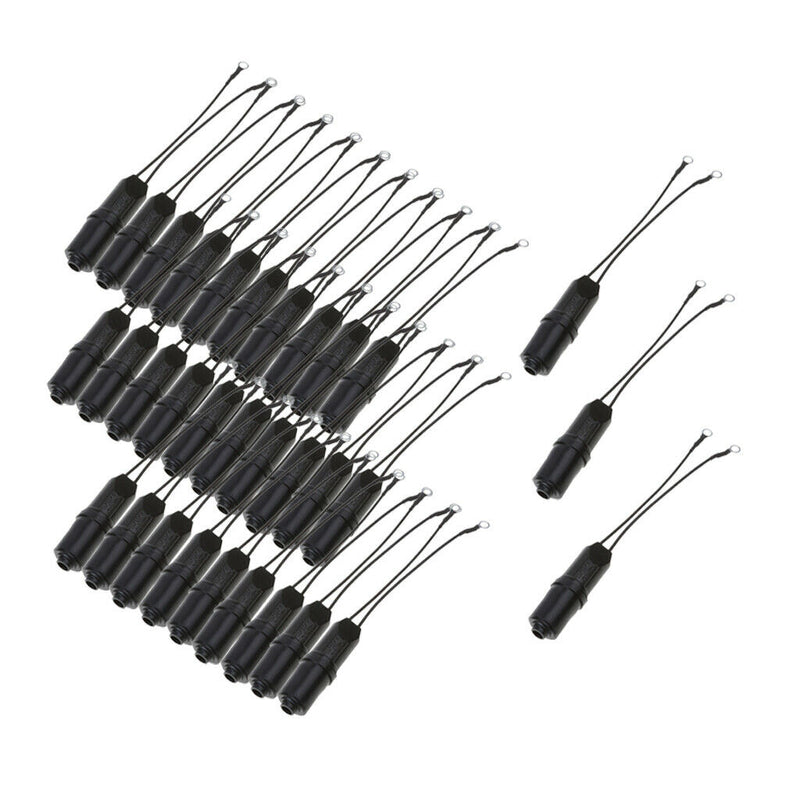 32pcs TV Antenna 300-75 Ohm Coaxial Cable Matching Trans-former VHF/UHF/FM