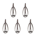 5pcs Fishing Rod Guides Tips w/ Ceramic Eye Ring Spinning Rod Part Top Rings